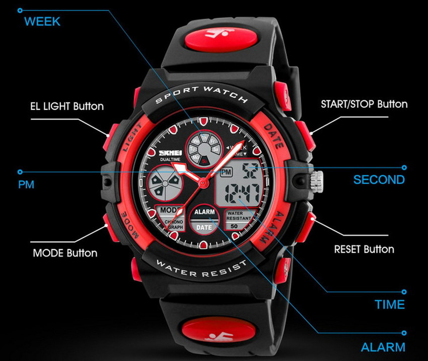 Skmei sport hotsell watch water resistant