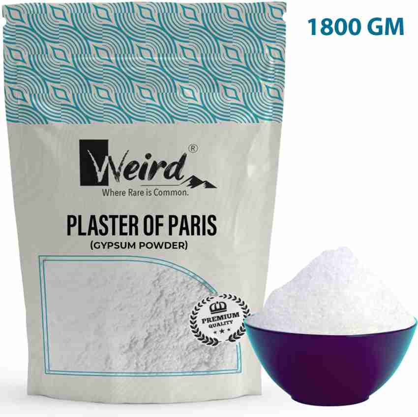 Weird Plaster Of Paris 1800 Gm, Gypsum Powder, Molding Powder, DIY Craft  - Plaster Of Paris 1800 Gm, Gypsum Powder, Molding Powder, DIY Craft .  shop for Weird products in India.