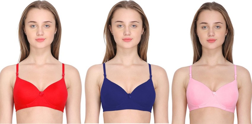 Bra, Pack Of 5 Heavy Padded Bra