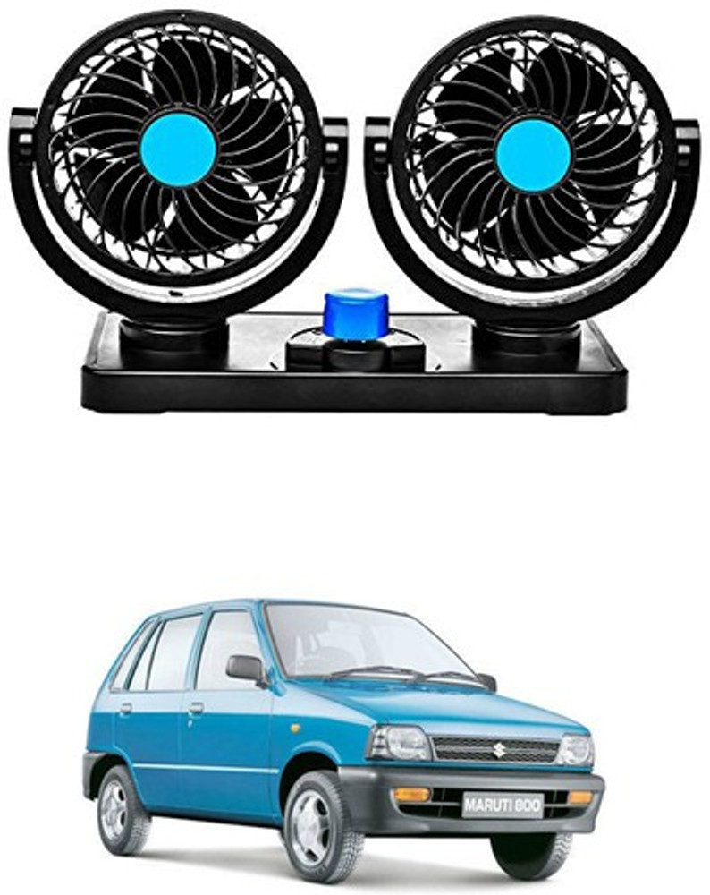AYW Car Dual Head Fan For maruti 800 Car Interior Fan Price in