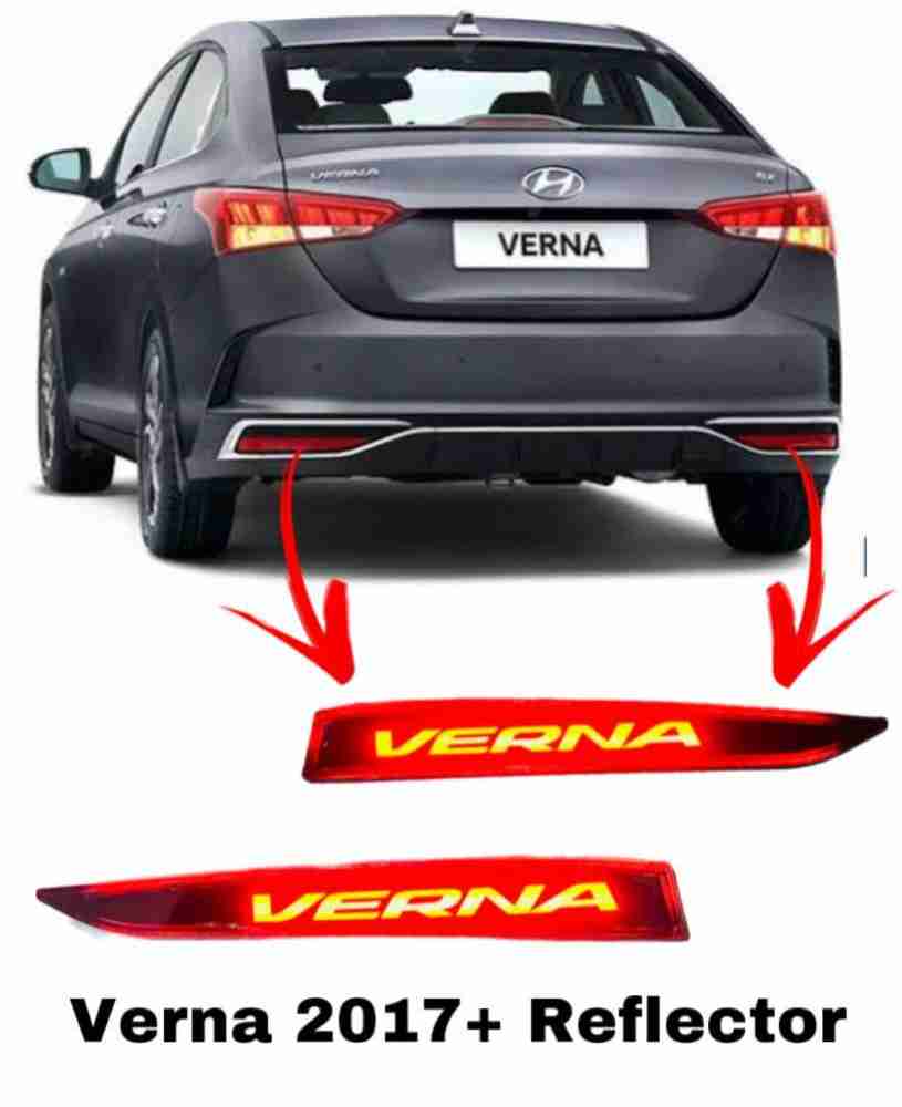 Verna fluidic deals rear bumper light