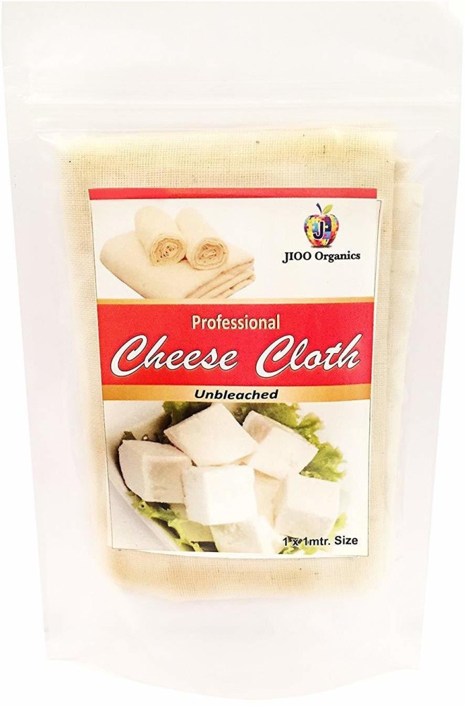 Buy Hometail INDIA 1x1 Meter Organic Muslin Cheese Cloth for Straining,  Making Cheese, Baking & Wrapping Online at Best Prices in India - JioMart.