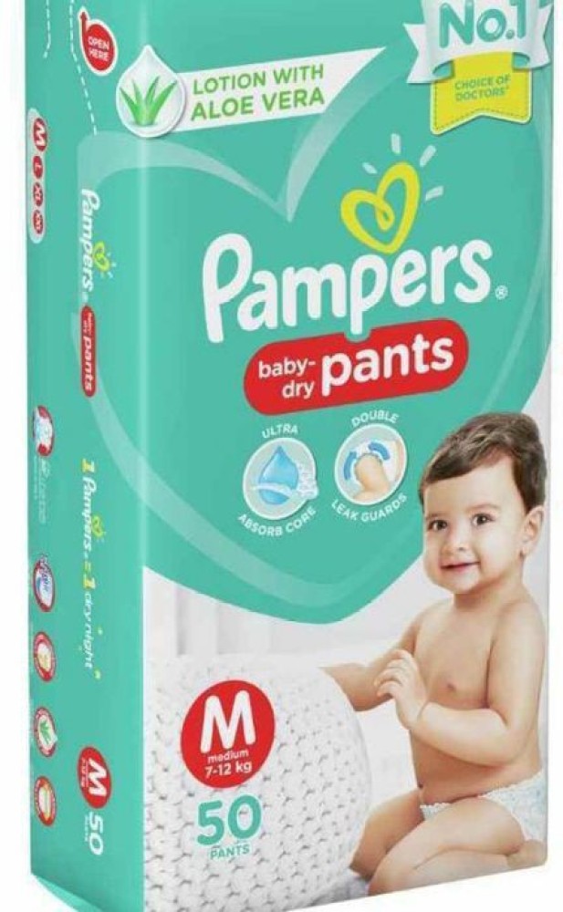 Buy Pampers Baby Dry Pants M 712 kg Pack Of 4 Online  Flipkart Health  SastaSundar