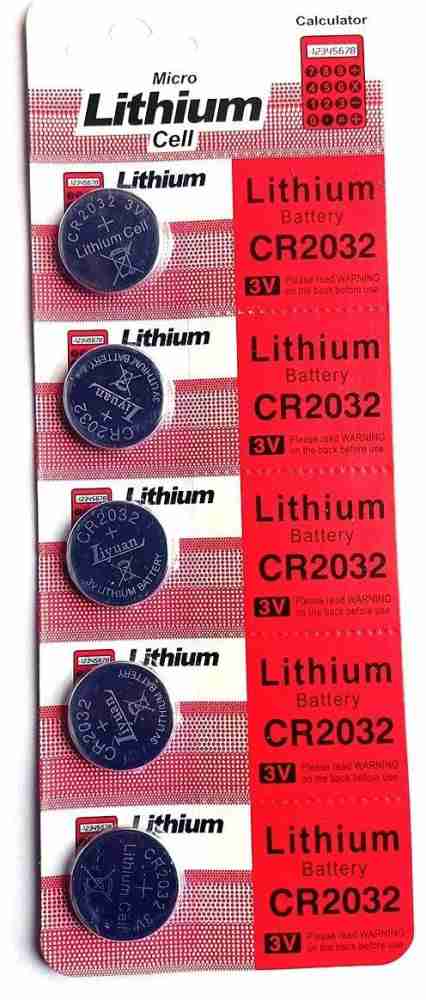 Pila lithium CR-2032 3v x 5und Murata - Ofimarket