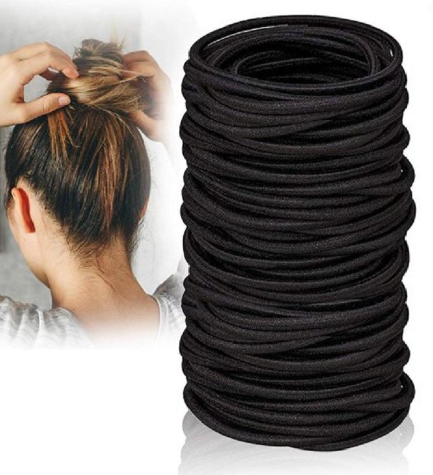 KINDRED Elastic hair band Silk Satin Hair Ties Scrunchies hand band for  women and girls Ponytail