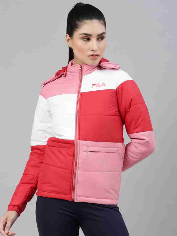 Fila red hot sale jacket womens