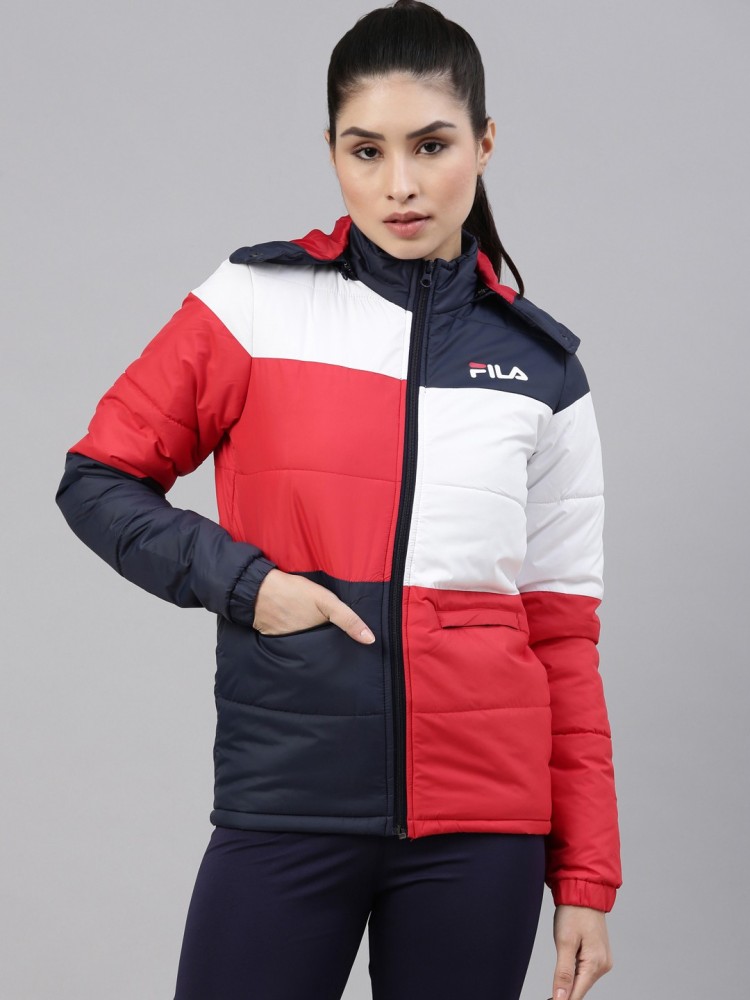 FILA Full Sleeve Colorblock Women Jacket Buy FILA Full Sleeve Colorblock Women Jacket Online at Best Prices in India Flipkart