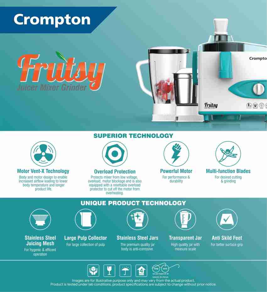 Juicer (जूसर) - Buy Juicer At Best Price Online In India - Crompton