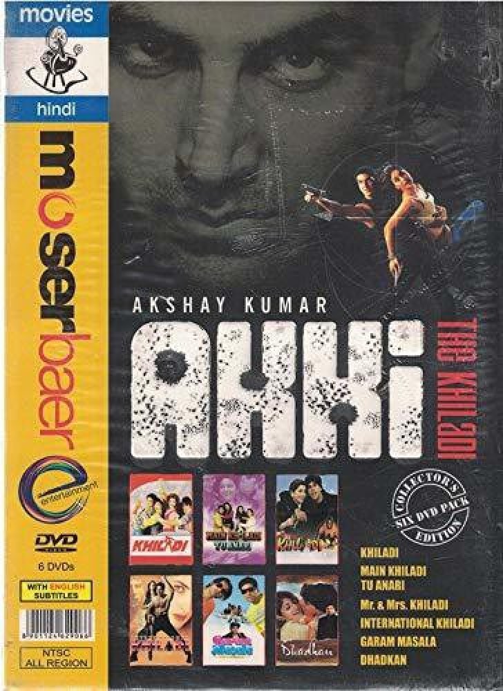 Akshay Kumar 6 Pack DVD Price in India Buy Akshay Kumar 6