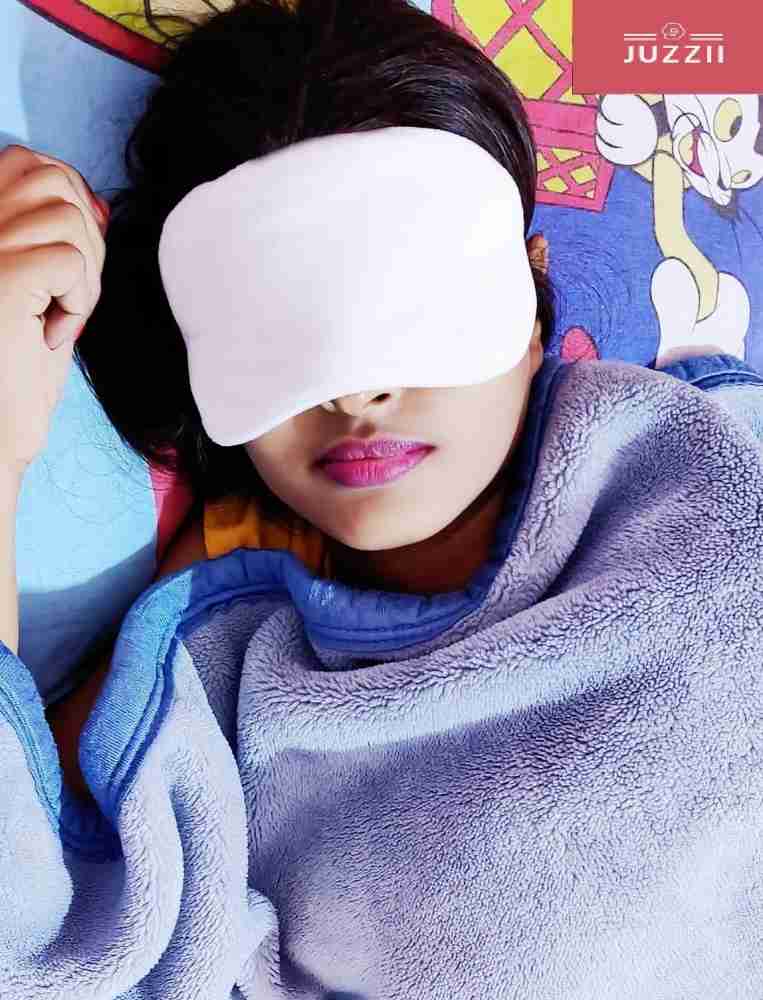 Juzzii Velvet Super Soft Blindfold Sleeping Eye Mask for Men Women