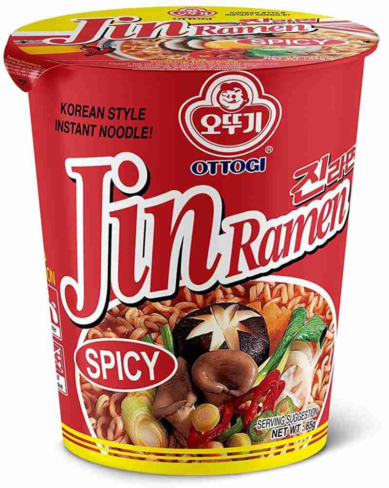 Jin Ramen Mild & Spicy 6-Cup Set