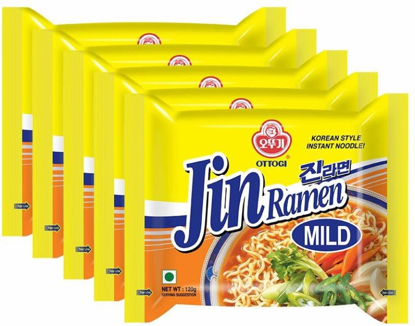 Ottogi Jin Ramen (Veggie) 4 pack