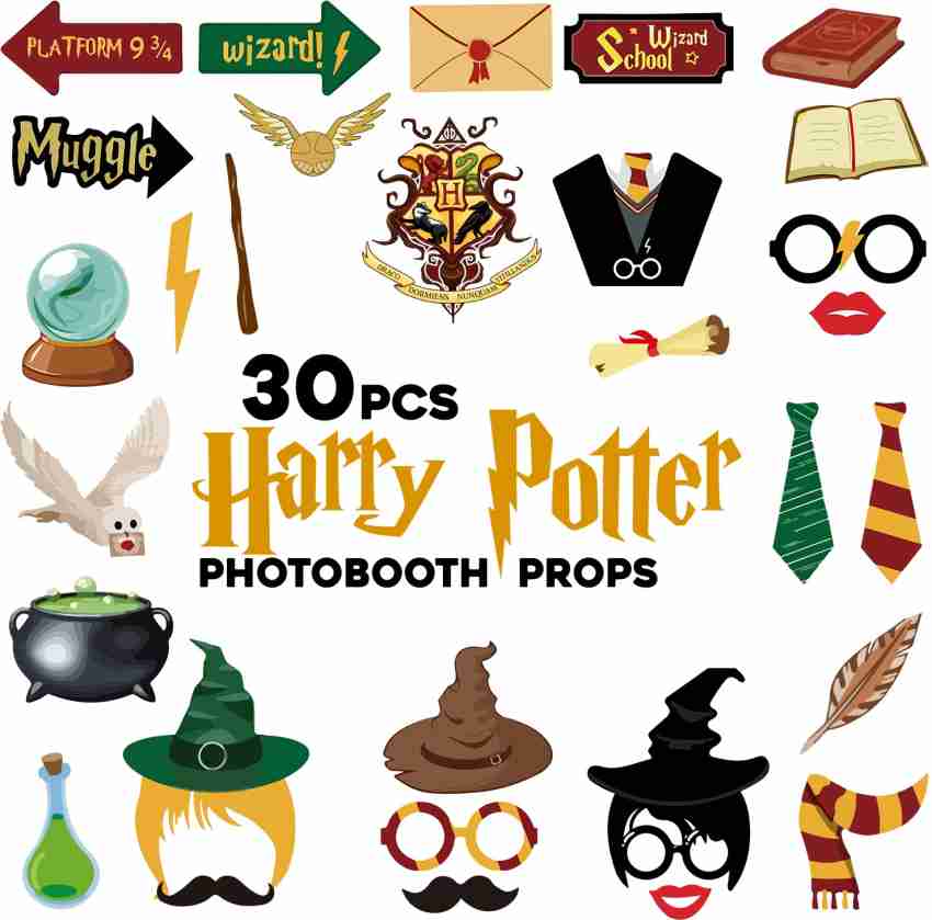 Harry Potter Printable Photo Booth Props, Wizard Photo Booth Props, Hogwarts  Photobooth, Harry Potter Party Pr…
