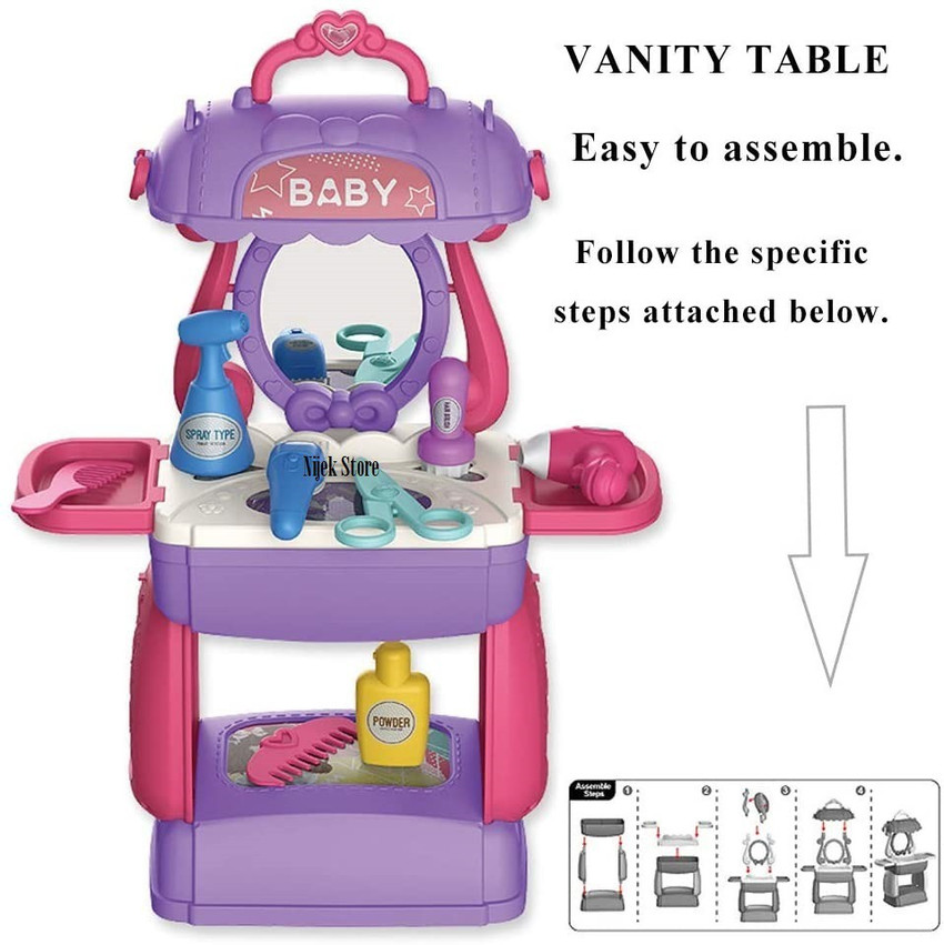 Kids beauty online salon set