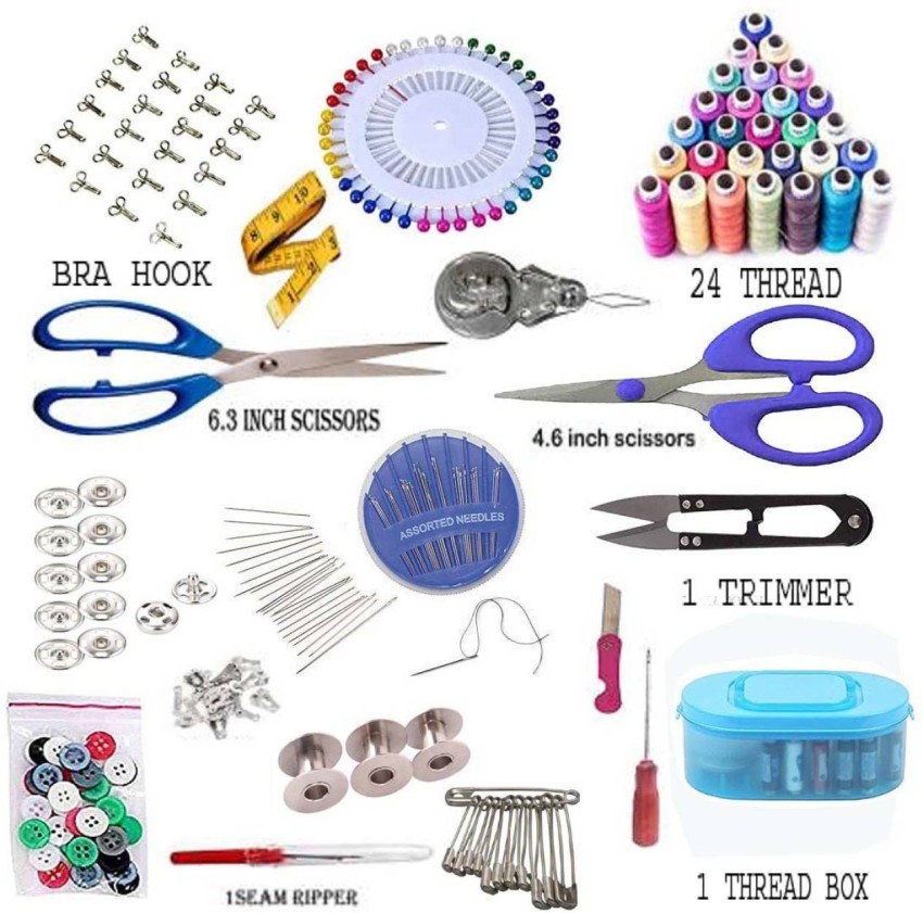 Lucknow Crafts Thread and Needle Kit For Home Sewing Kit Box Repair Set  Sewing Kit With Box Sewing Kit Price in India - Buy Lucknow Crafts Thread  and Needle Kit For Home