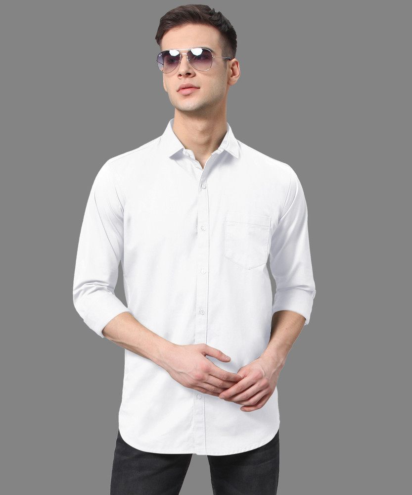 Best formal white hot sale shirts