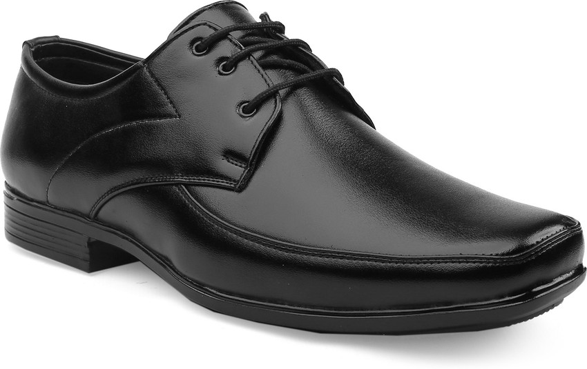 JK PORT Synthetic leather Formal Black Shoes For Men Lace Up For Men Buy JK PORT Synthetic leather Formal Black Shoes For Men Lace Up For Men Online at Best Price