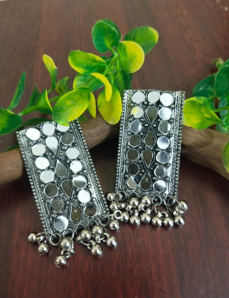 Mirror earrings flipkart online