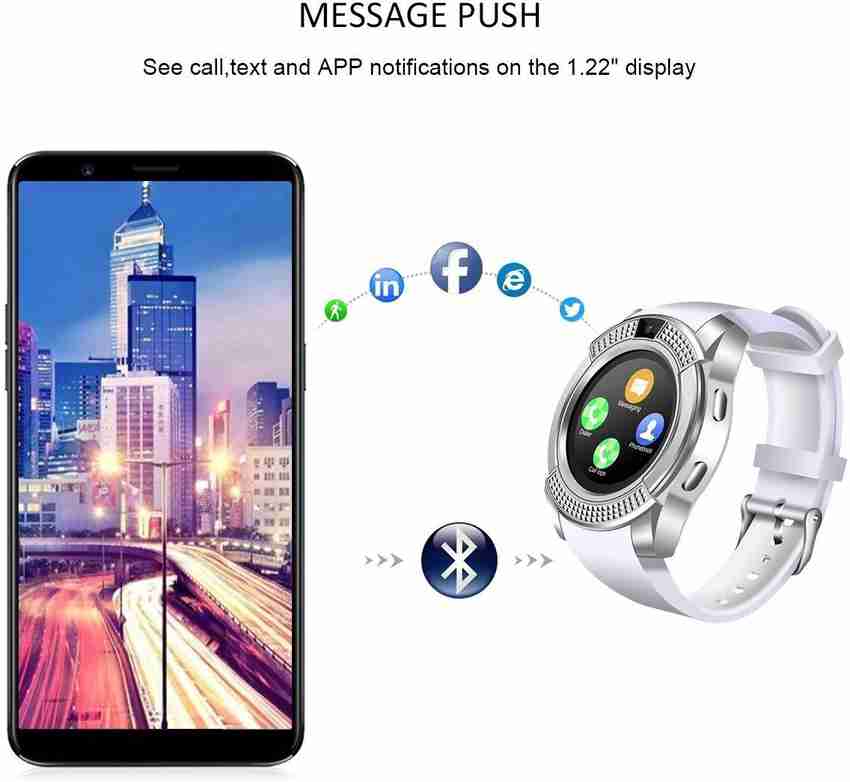 V8 wireless smart watch bluetooth cheap