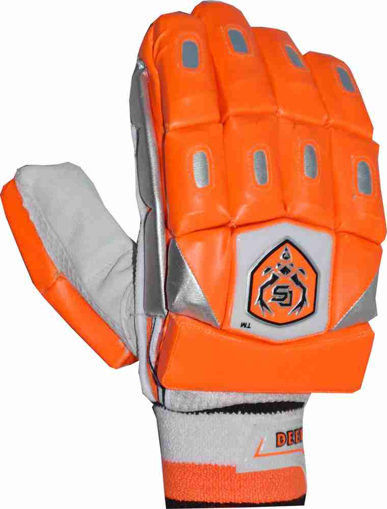 Orange batting gloves store