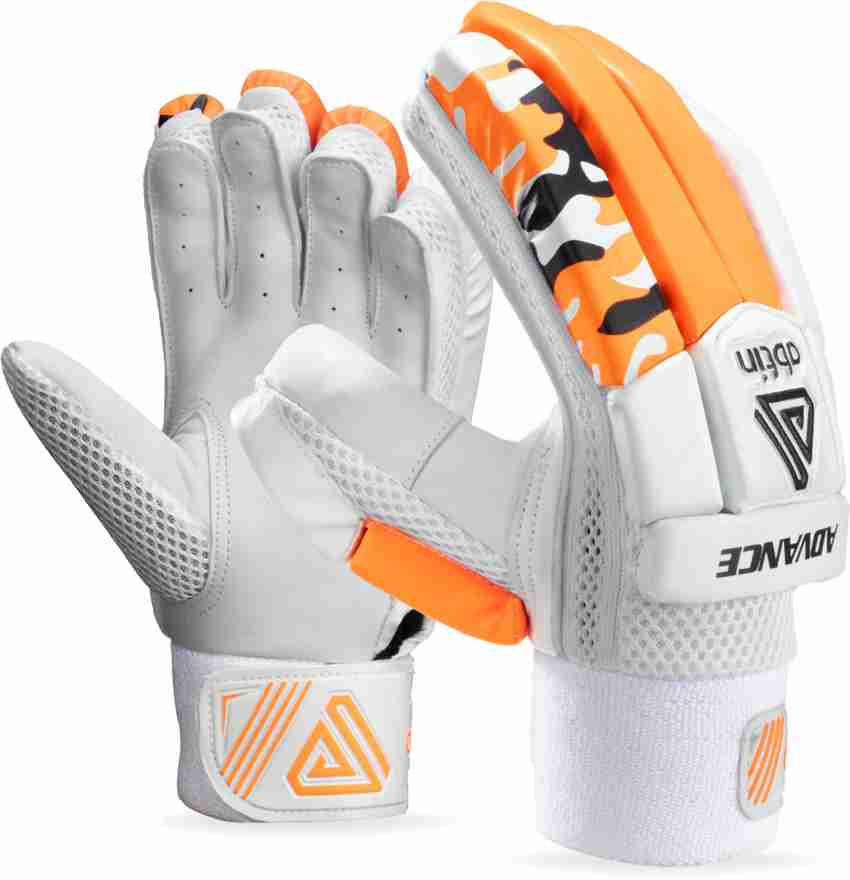 Orange and navy batting gloves deals