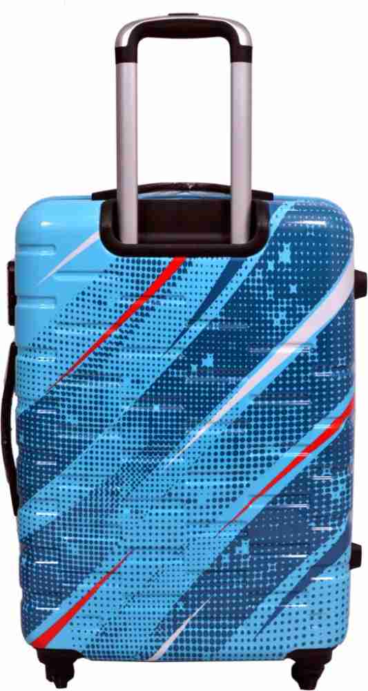 VIP LARGE SIZE 4W POLYCARBONATE TROLLEY BAG 75 CM Check-in Suitcase - 32  inch BLUE - Price in India