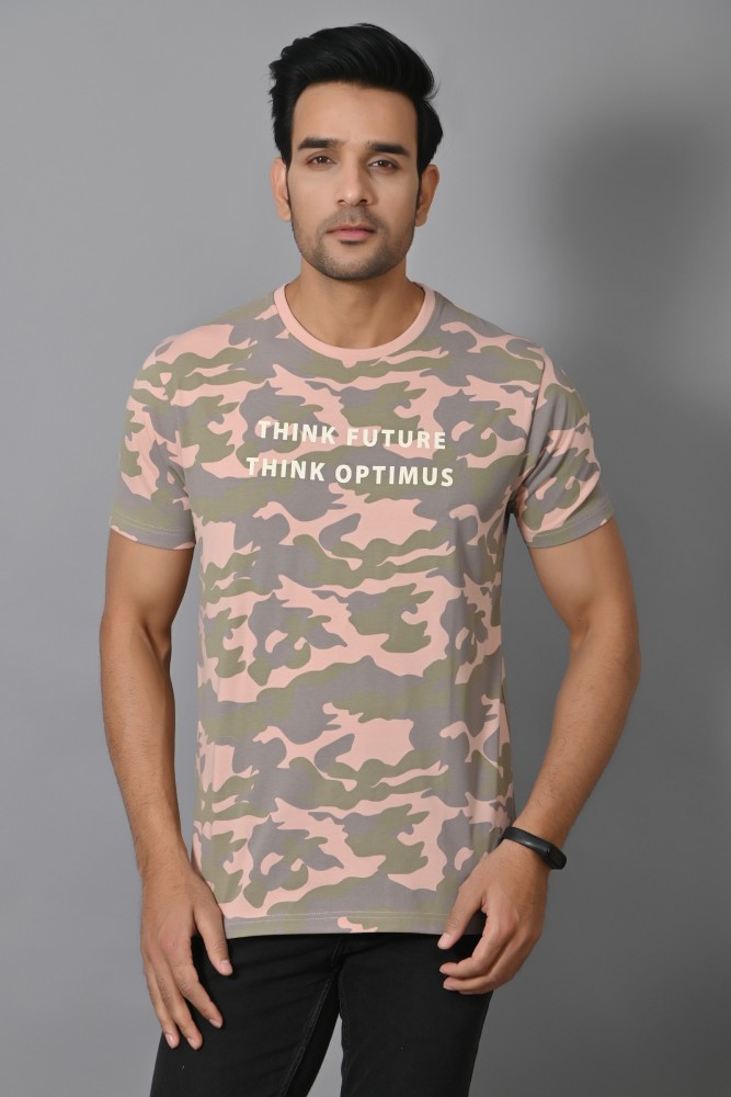 Army print t outlet shirt for men