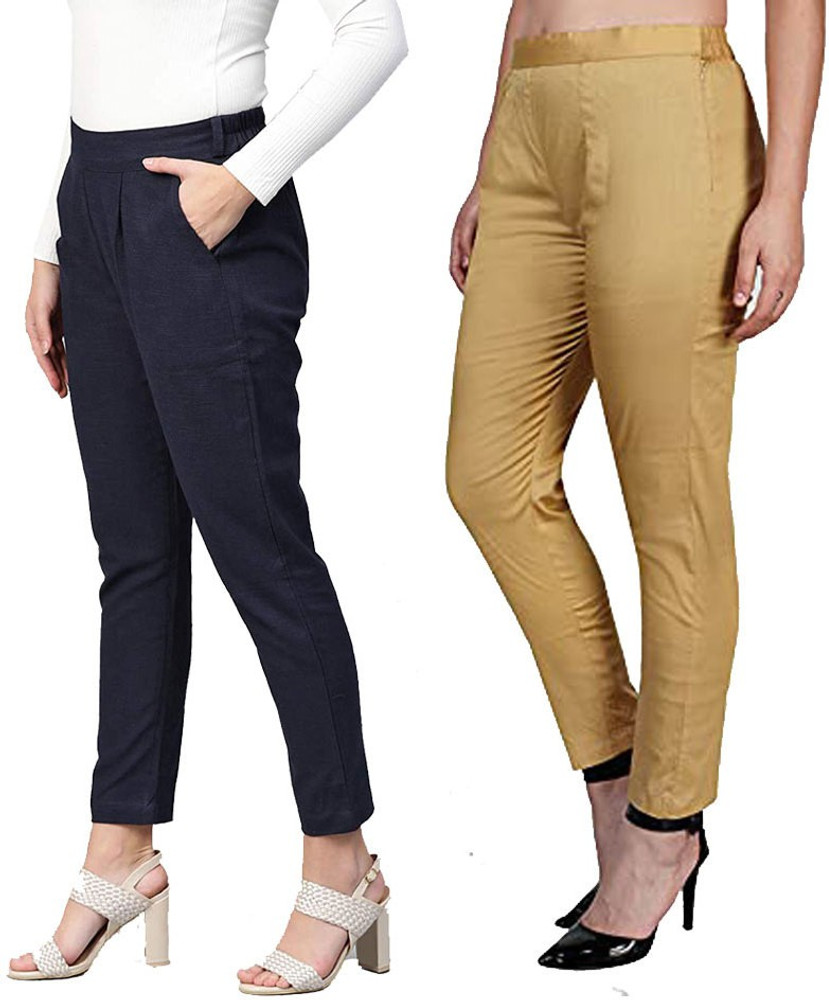 MayFay Regular Fit Women Blue Gold Trousers Buy MayFay Regular Fit Women Blue Gold Trousers Online at Best Prices in India Flipkart