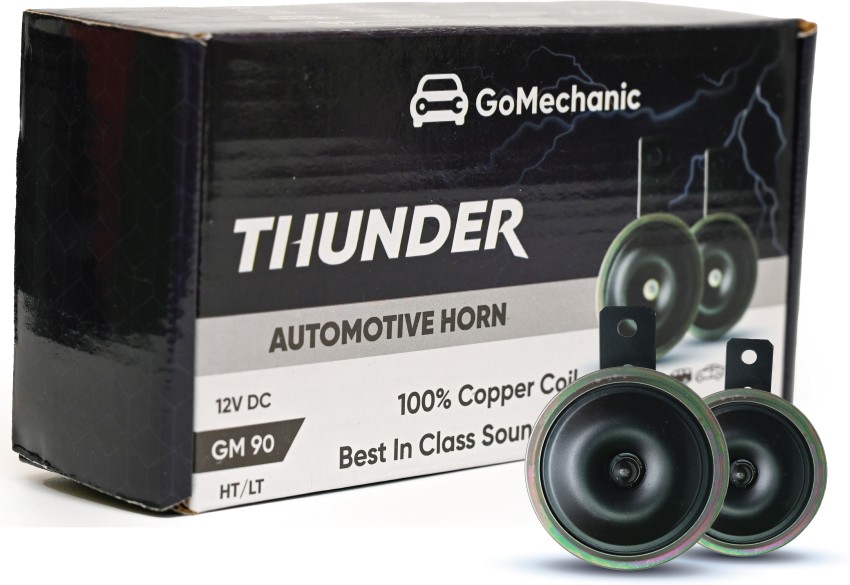 Gomechanic 90mm Thunder Automotive Horn, Voltage: 12v Dc at Rs 306