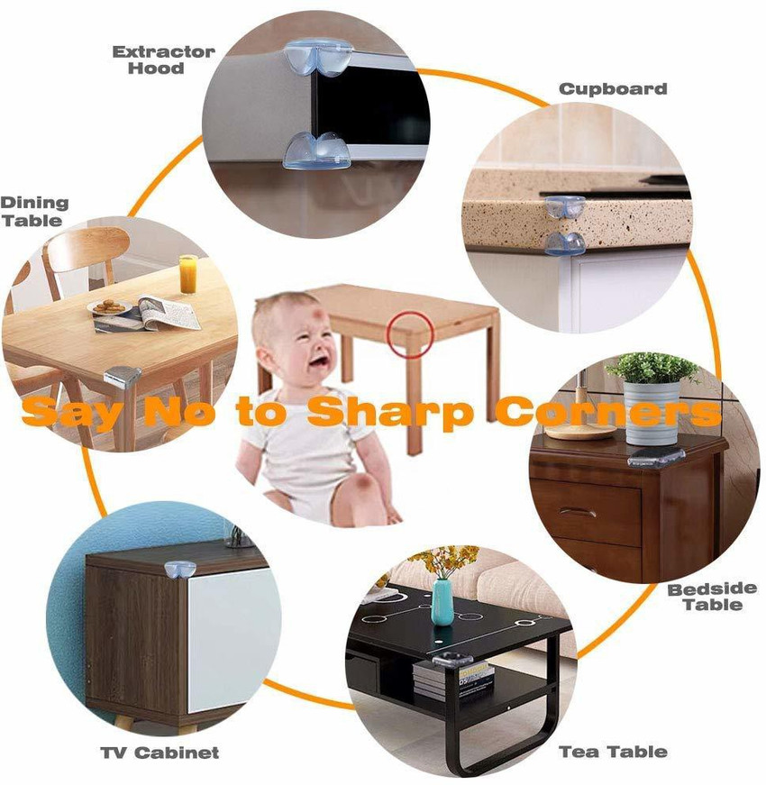 SPIRITUAL HOUSE Baby Proofing Safety Silicon Corner Guard Edge