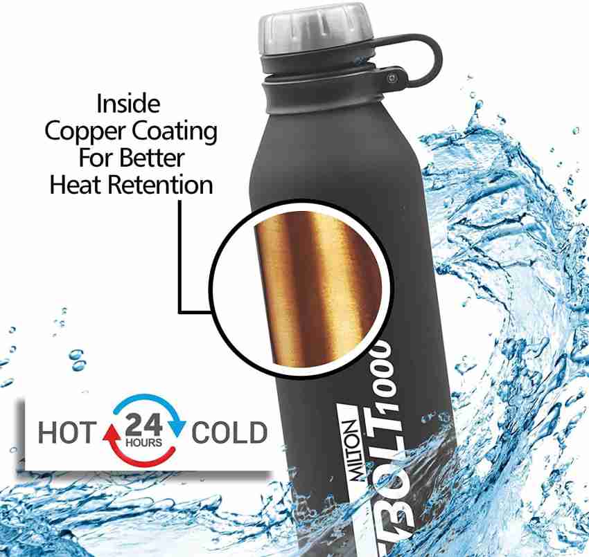 Milton Steel Hot & Cold Bottle, 1000 ml