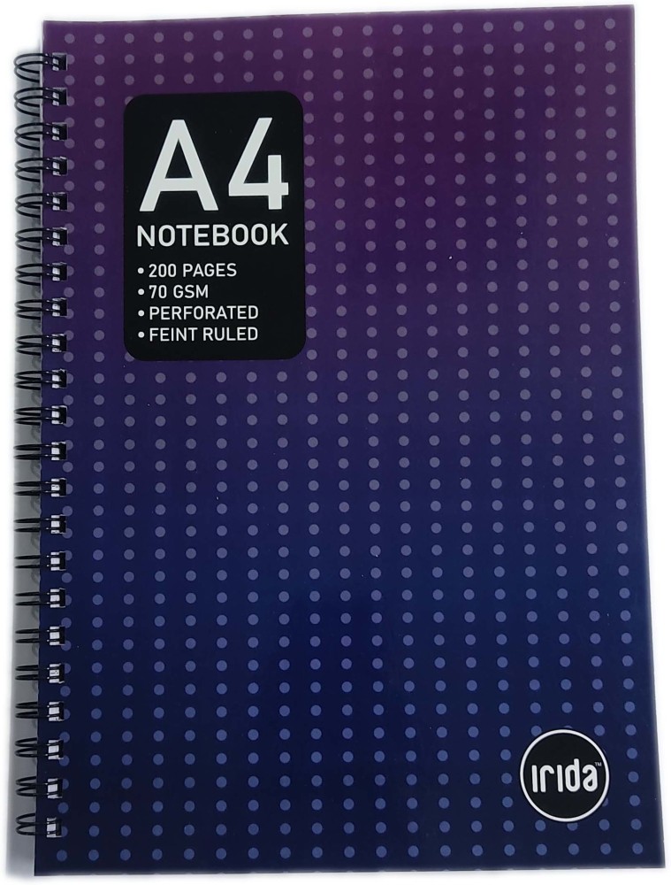 Lined Perforated A4 Spiral Notebook