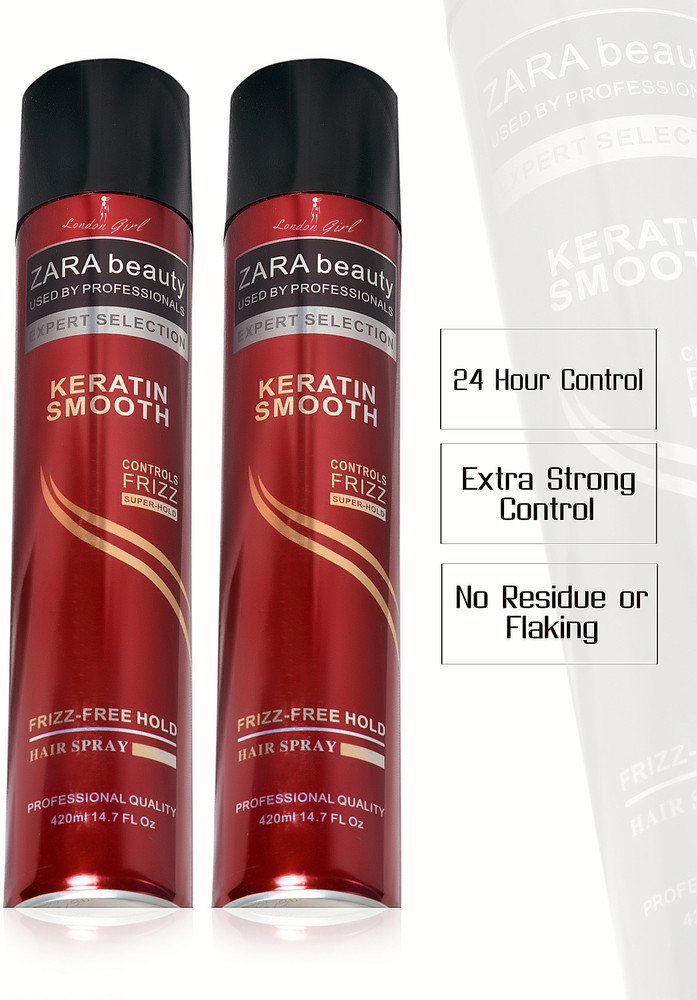 London Girl ZARA Extreme Hold Styling Hair Spray for Men Women