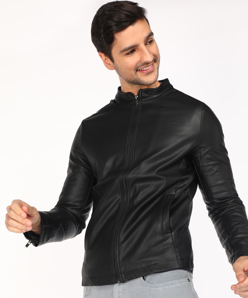 Pepe jeans clearance black leather jacket