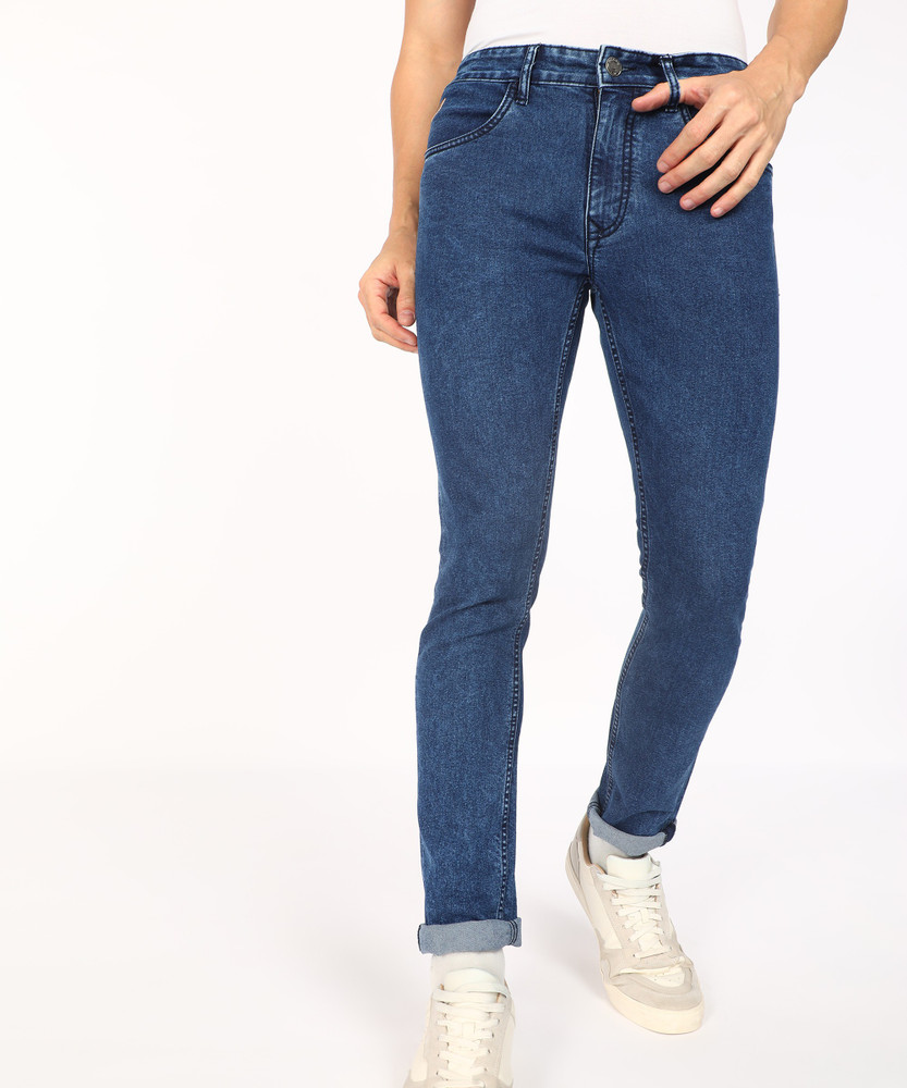 WROGN Slim Men Blue Jeans Buy WROGN Slim Men Blue Jeans Online