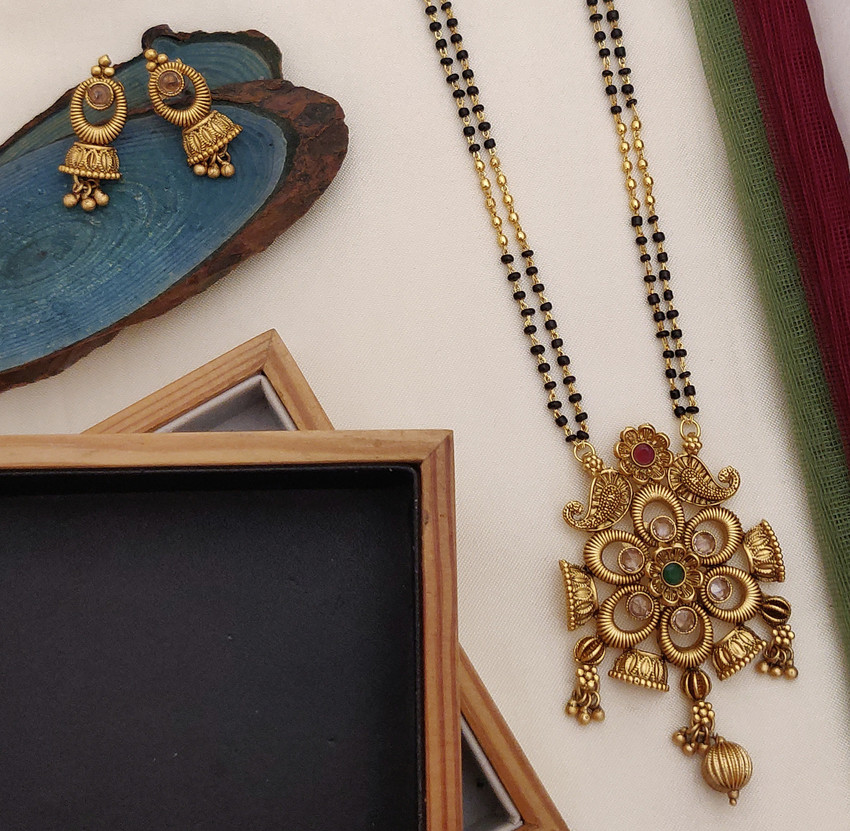 vihaajewellery Copper Mangalsutra Price in India Buy vihaajewellery Copper Mangalsutra Online at Best Prices in India Flipkart