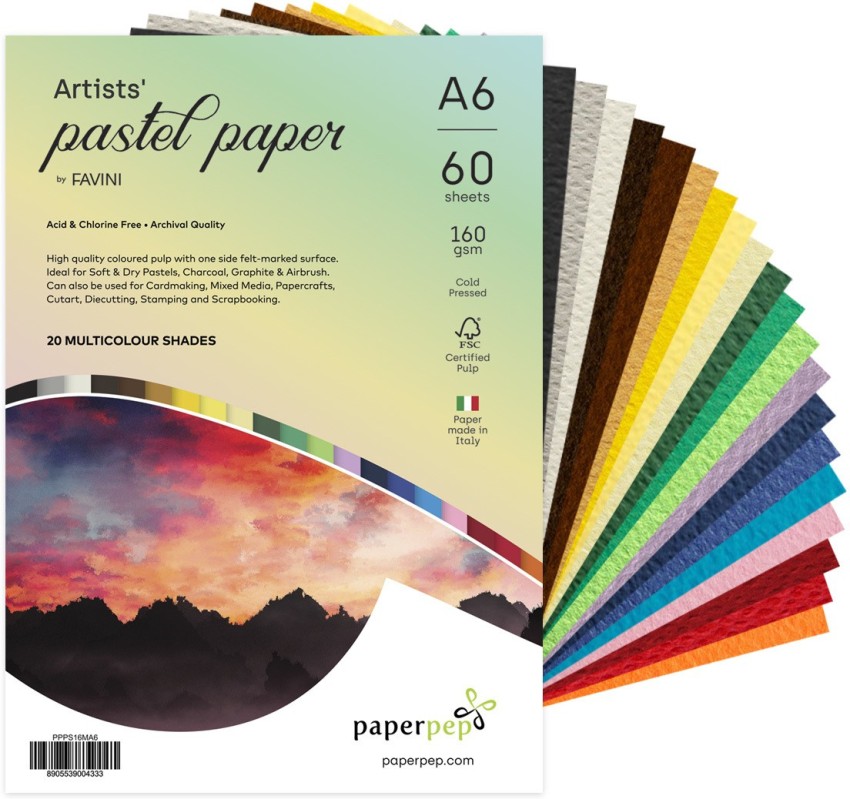 Paper Pep Artists' Acrylic Paint Paper Unruled A3