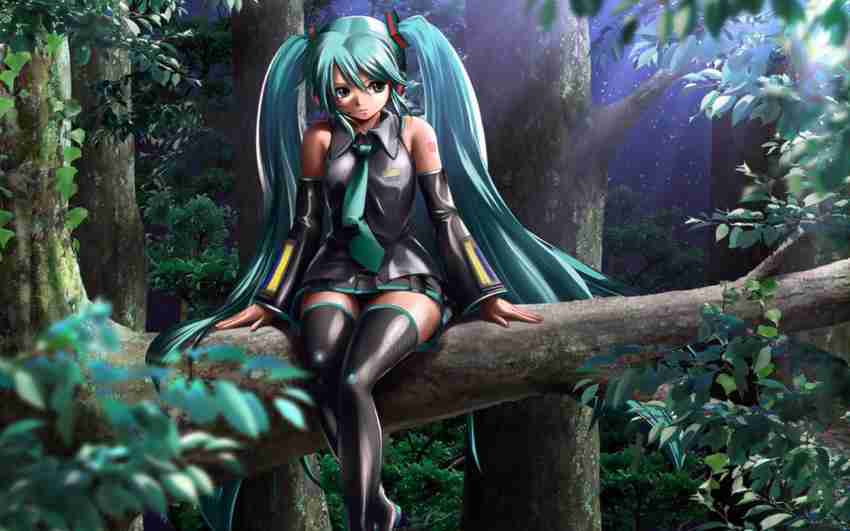 Hatsune Miku Vocaloid Anime Girls Fan Art Matte Finish Poster