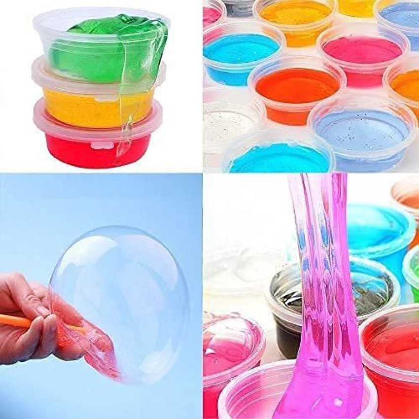 Multicolor Crystal Clay Slime (12 Pcs) at Rs 120/piece in New Delhi