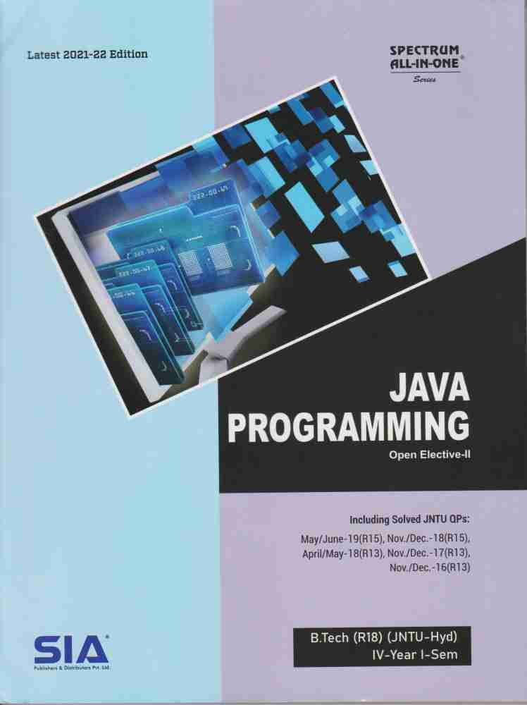 Java Programming Buy Java Programming by SIA at Low Price in