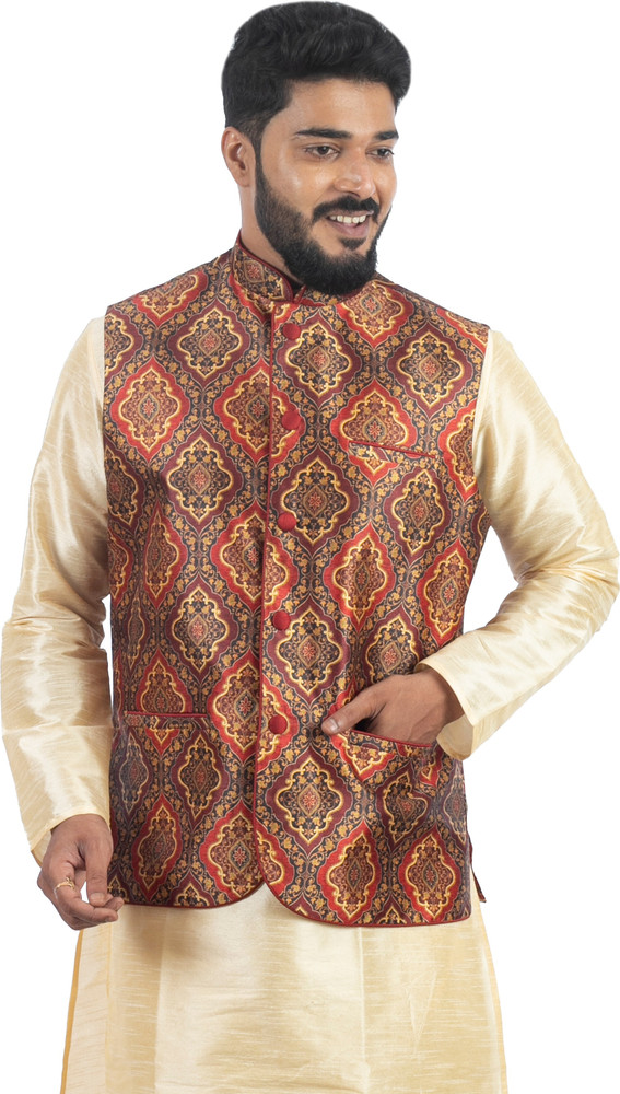 Ethnic waistcoat for mens new arrivals