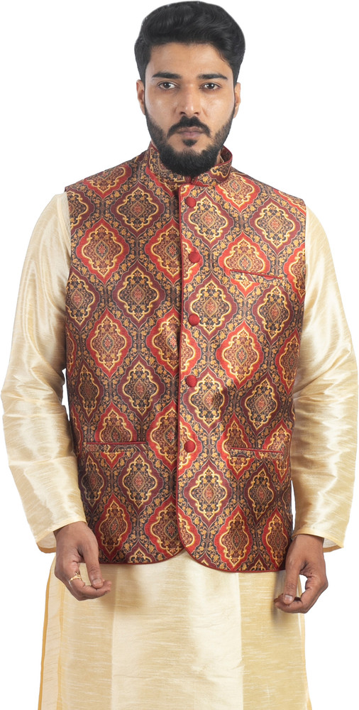 Ethnic waistcoat for mens sale