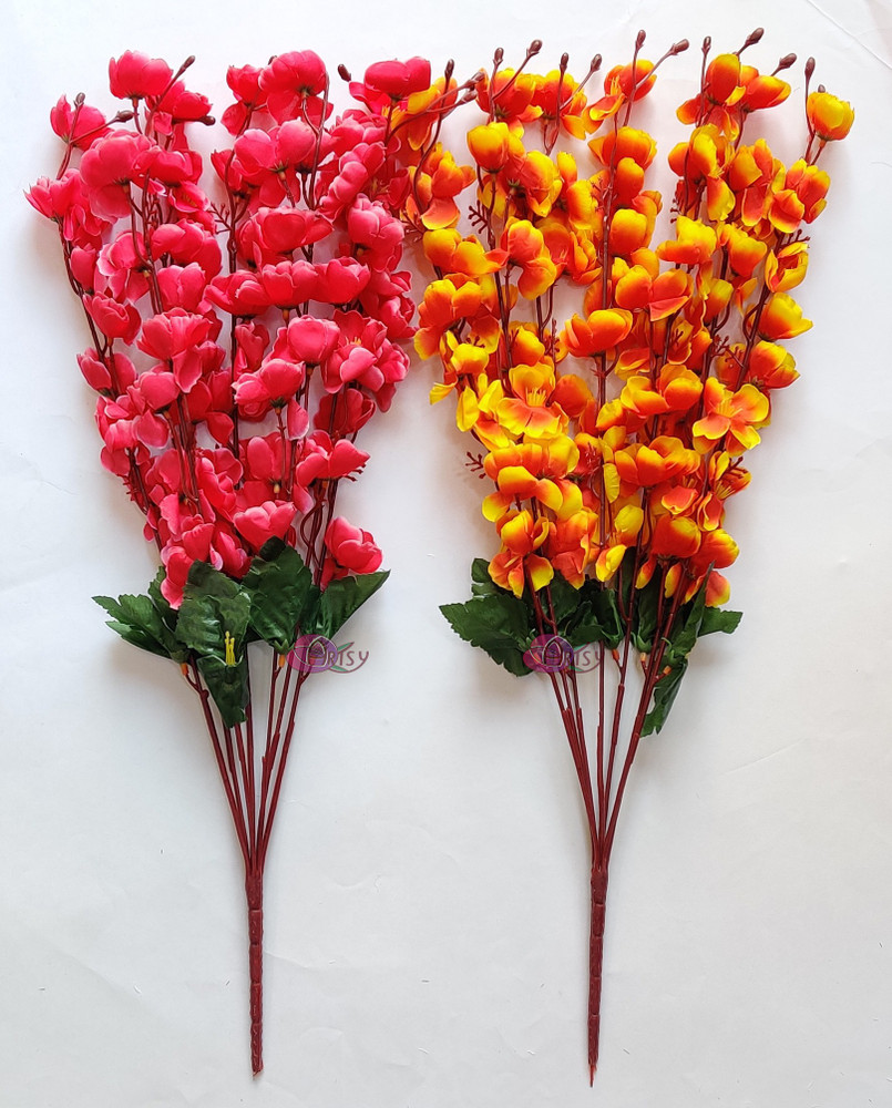 Fake orange flowers store