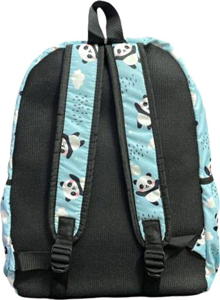 Luman Latest Trendy Stylish Casual Fashionable Girls Panda bag For College and School 25 L Backpack Sky Blue Price in India Flipkart