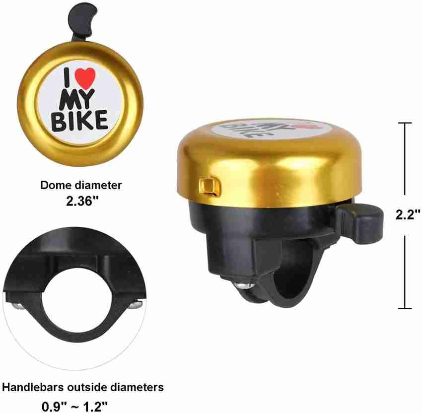 Gold bike sales bell