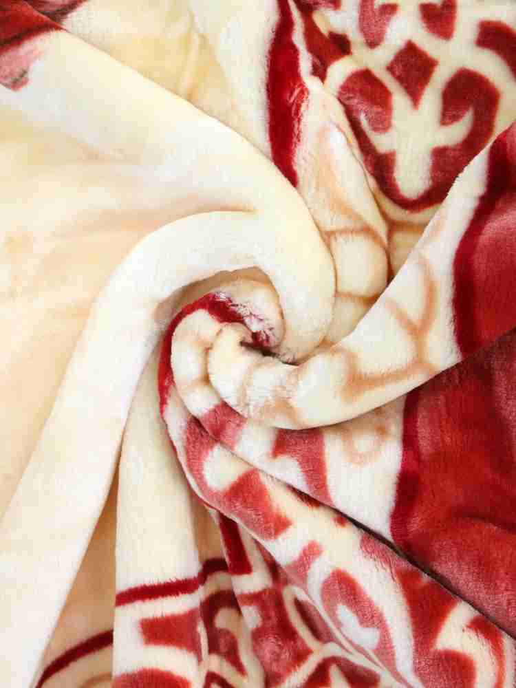 Bombay Dyeing Floral Double Mink Blanket for Heavy Winter Buy