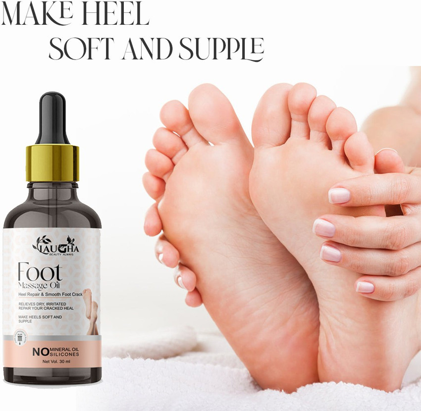 Laugha Foot Massage Oil For Heel Repair Smooth Soft Supple Repair Foot Oil 30 ml Price in India Buy Laugha Foot Massage Oil For Heel Repair Smooth Soft