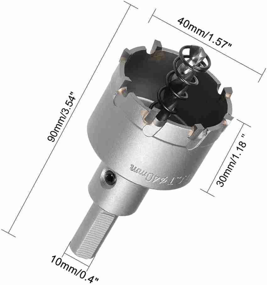 Hole saw cutter discount drill bit set