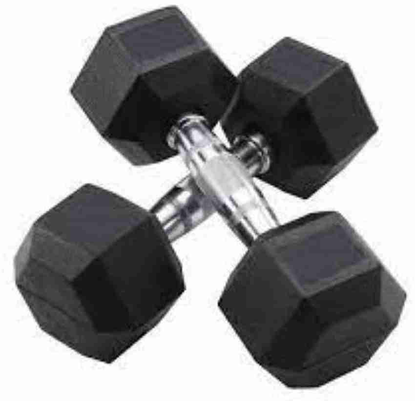 POWER HOUSE SPORTS HEX DUMBBELLS 5 KG PAIR Fixed Weight Dumbbell