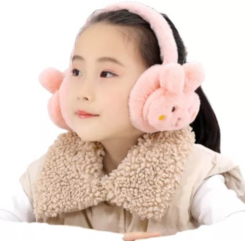S K Bright Kids Plush Earmuff Children Cute Ear Muffs Winter